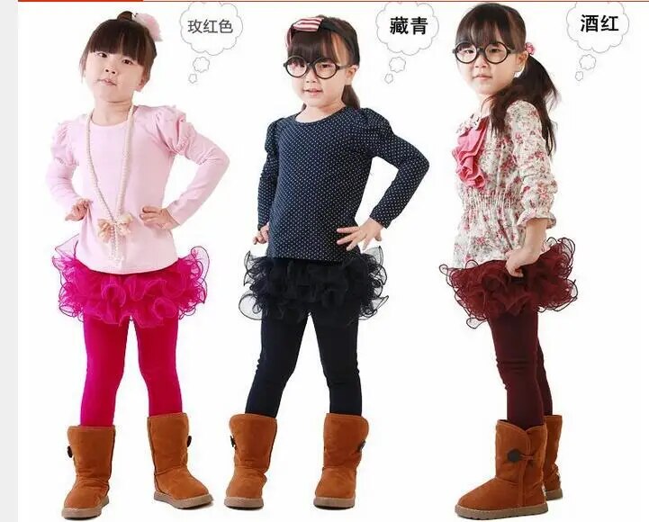 Otoño Invierno niños leotardos terciopelo, pantimedias niños Leggings gruesos cálidos,pantalones de invierno para niñas. Talla 3 a 10.