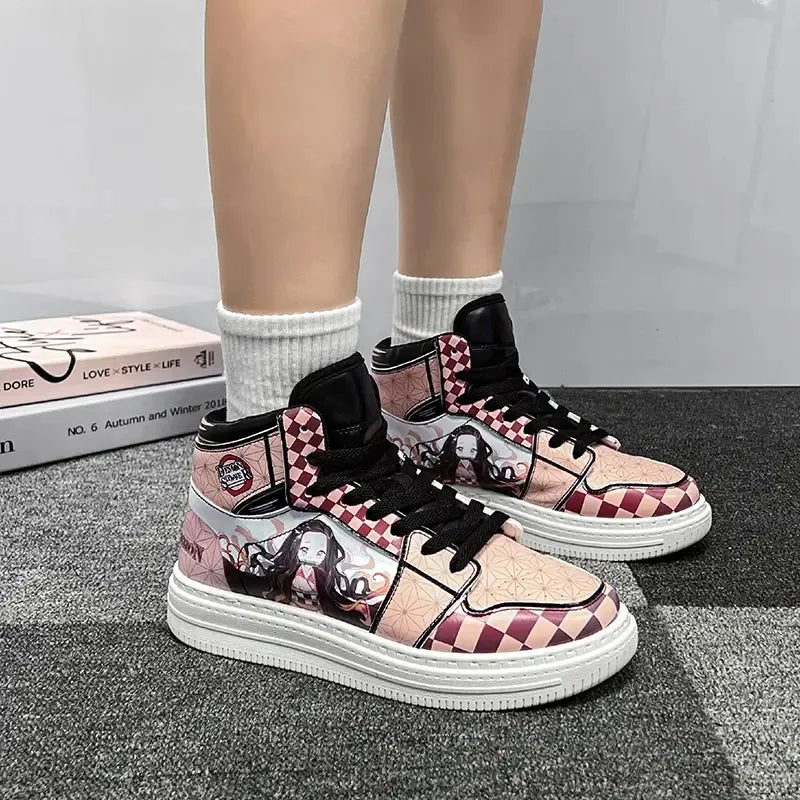 2023 zapatos De moda De Anime para hombre y mujer,Zapatillas De deporte con dibujos animados para Cosplay, Zapatos planos para mujer, Zapatillas deportivas vulcanizadas para correr, Zapatillas De Deporte