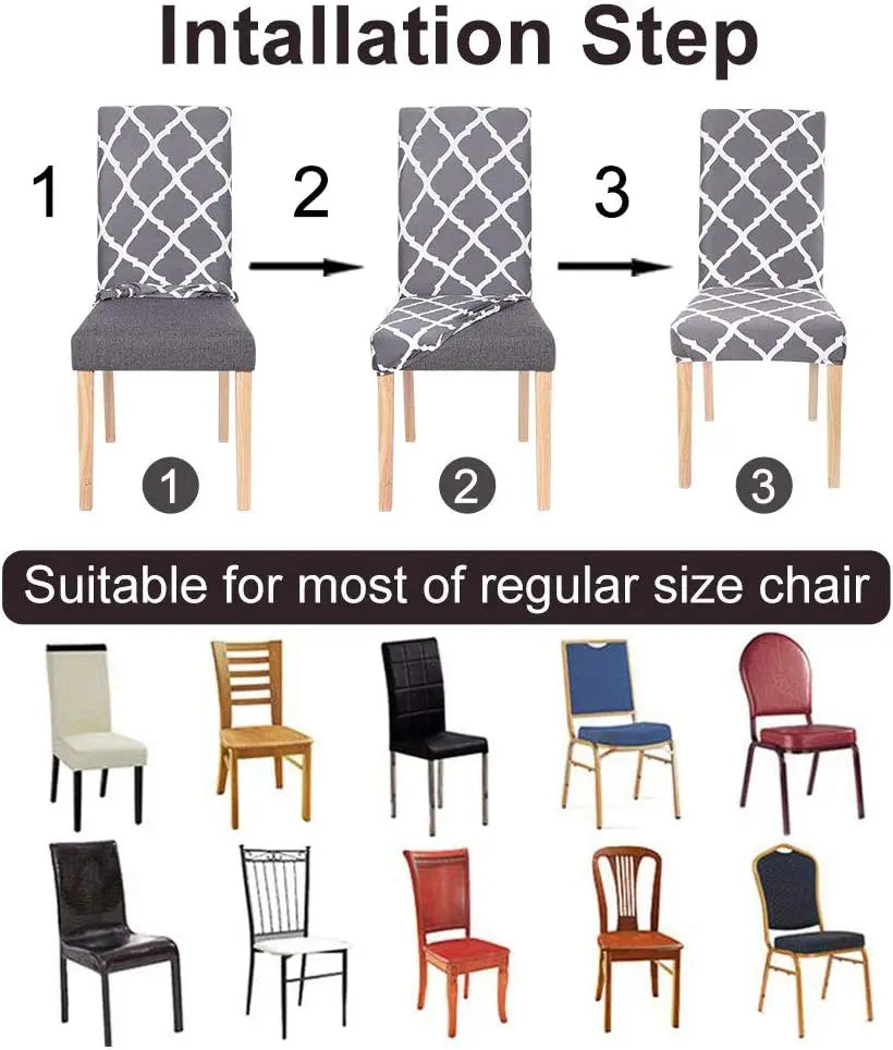 Funda navideña para silla, 33 colores a elegir, protector de asiento, fundas para sillas para comedor, cocina, hotel, sala de estar, banquete de boda