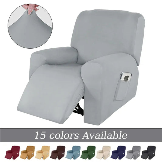 Funda de sofá reclinable de 1 plaza, sillón individual elástico, funda de relajación, Protector antideslizante para silla de sofá para sala de estar, lavable, 1 Juego