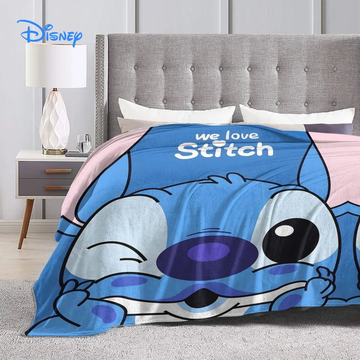 Nuevo Disney Lilo y Stitch niños niñas niños mantas en la cama ,sofá , para dormir ropa de cama cubre sábanas