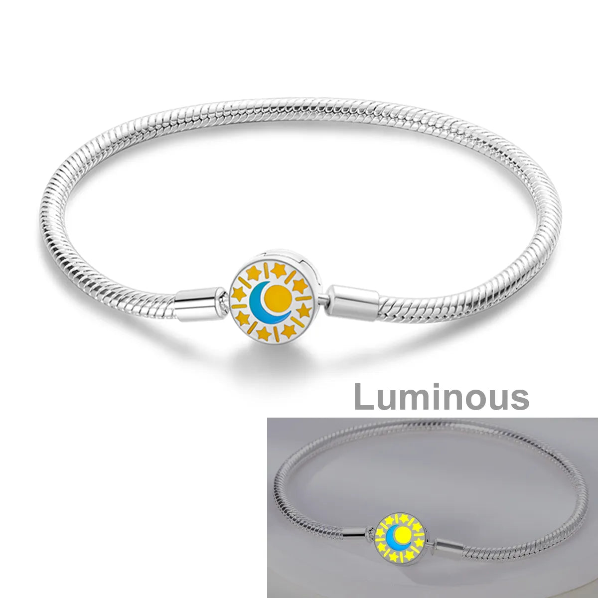 Pulsera Original con huella de mariposa y concha de corazón, chapada en plata, compatible con cuentas de marca Me, pulsera de moda para mujer, joyería