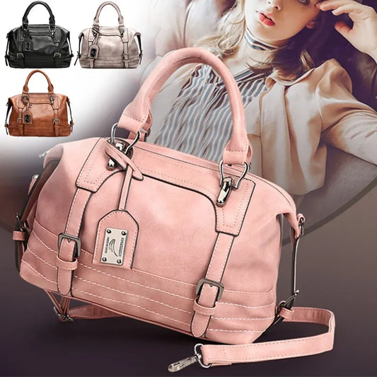 Bolso de mano para Mujer, Bolso de  imitación cuero para Mujer, bolsos cruzados para Mujer, Bolso de mano Boston, Bolsa femenina, Bolso para Mujer