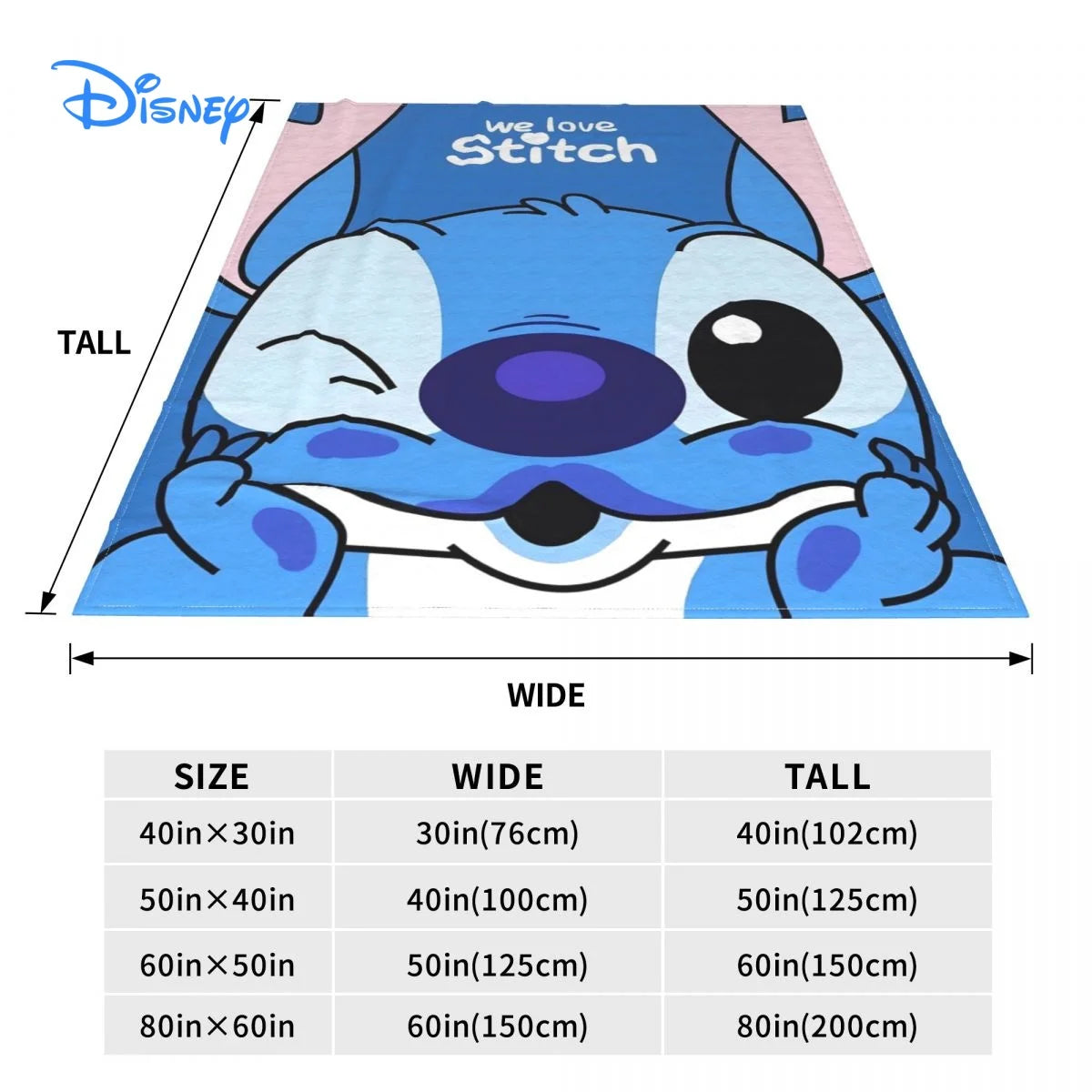 Nuevo Disney Lilo y Stitch niños niñas niños mantas en la cama ,sofá , para dormir ropa de cama cubre sábanas